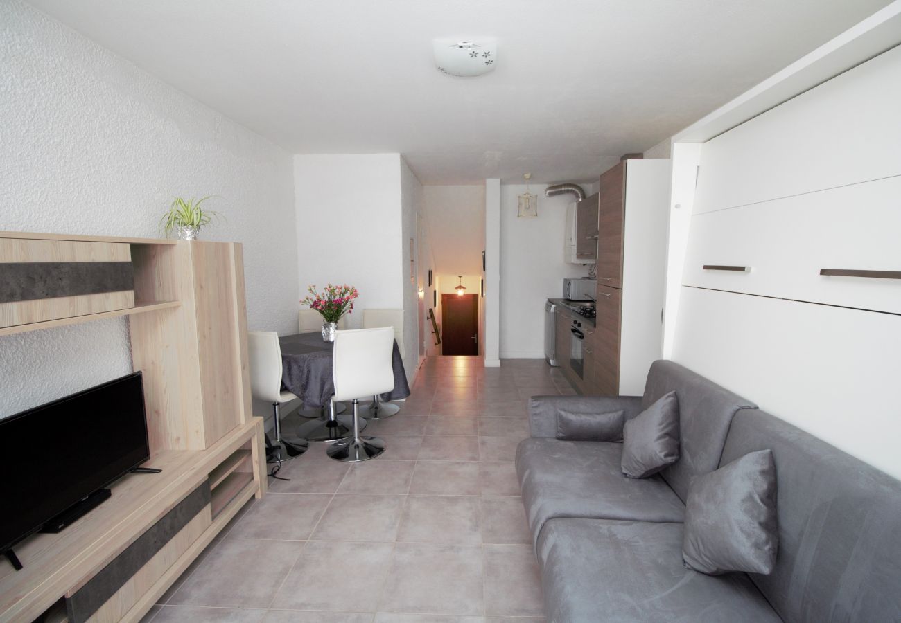 Ferienwohnung in Canet-en-Roussillon - Grand studio avec vue mer dans le centre