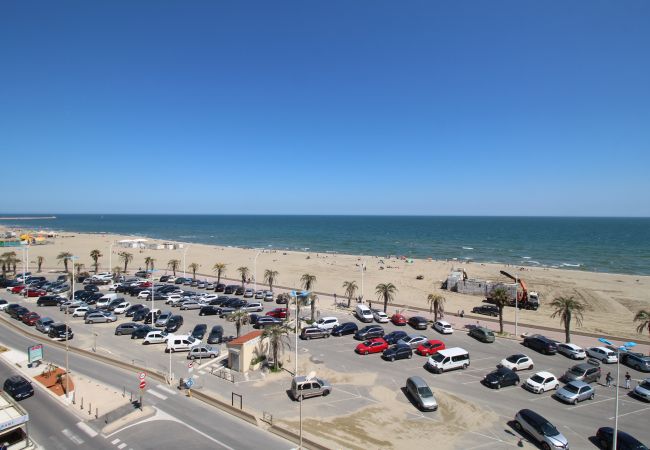 Ferienwohnung in Canet-en-Roussillon - Magnifique T2 avec vue mer et parking