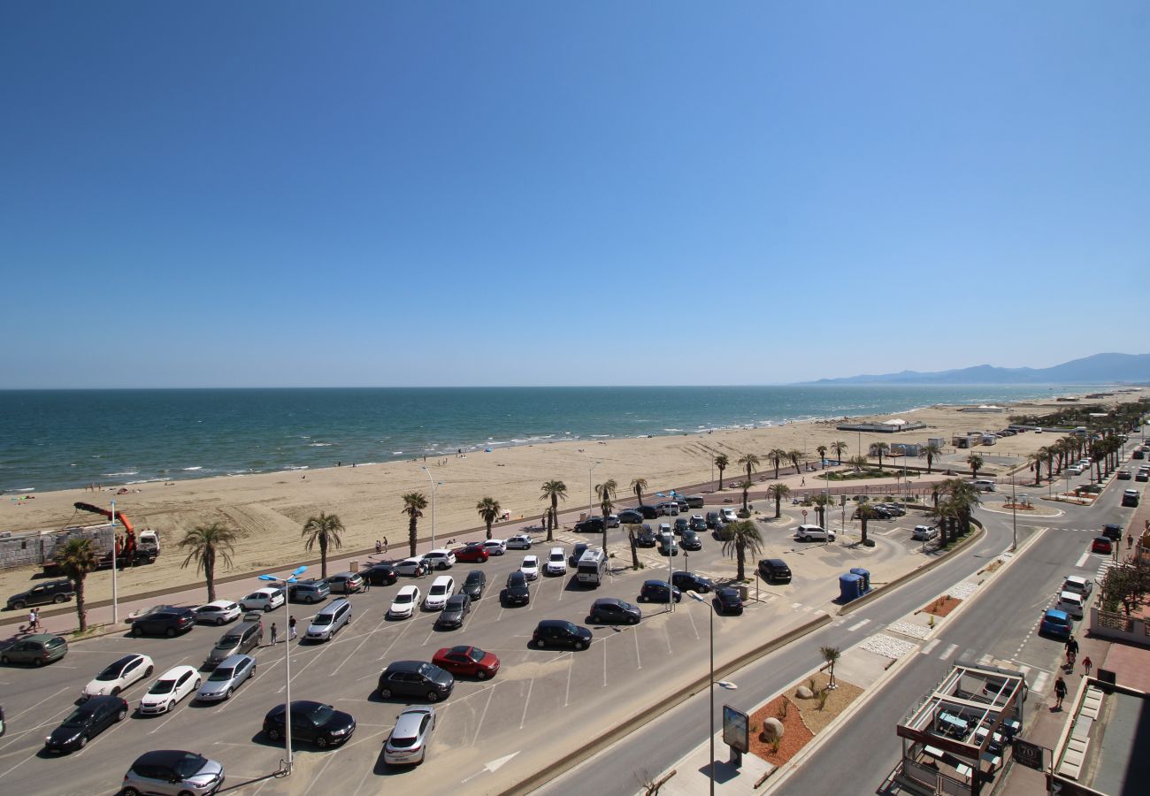 Ferienwohnung in Canet-en-Roussillon - Magnifique T2 avec vue mer et parking