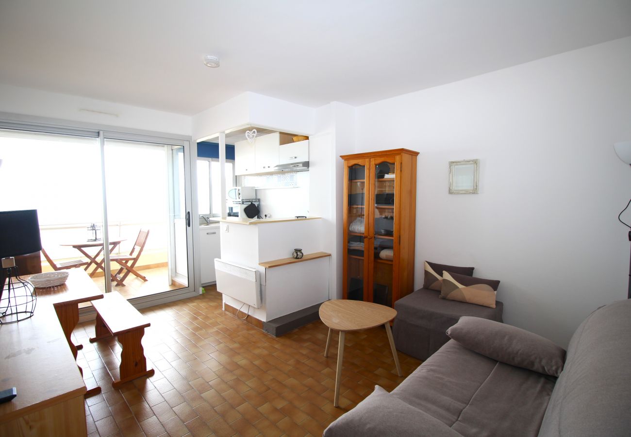 Studio in Canet-en-Roussillon - Studio 3 personnes vue mer