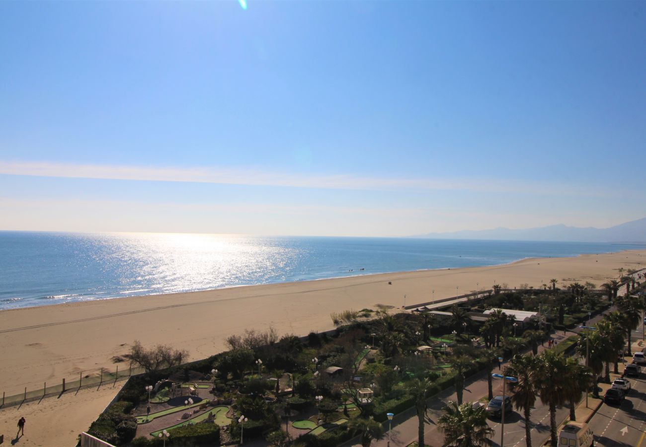 Ferienwohnung in Canet-en-Roussillon - Appartement 2 chambres avec vue mer et parking