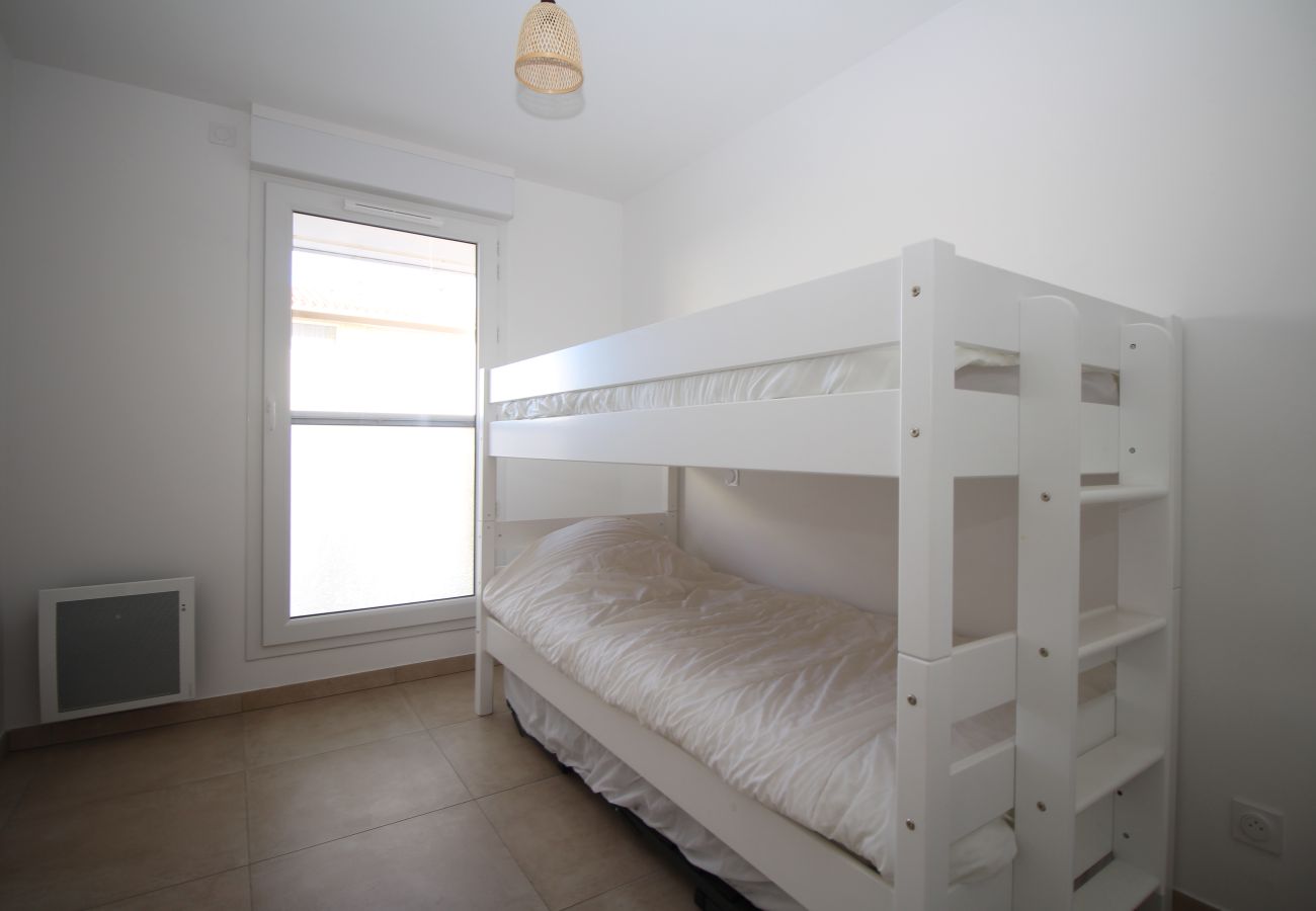 Ferienwohnung in Canet-en-Roussillon - Appartement 3 pièces vue mer - Place de parking privative