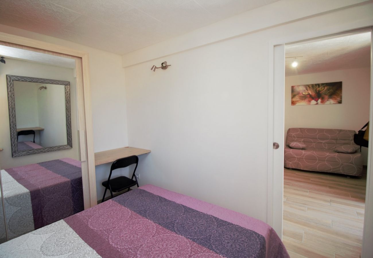 Apartamento en Canet-en-Roussillon - 1 bedroom apartment 3 stars in front of the beach