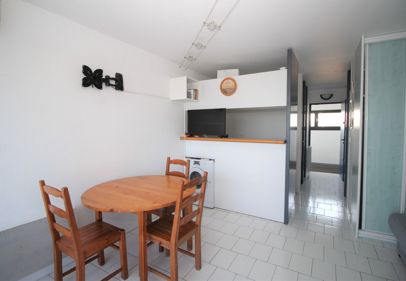 Apartamento en Canet-en-Roussillon - Studio cabine belle vue mer