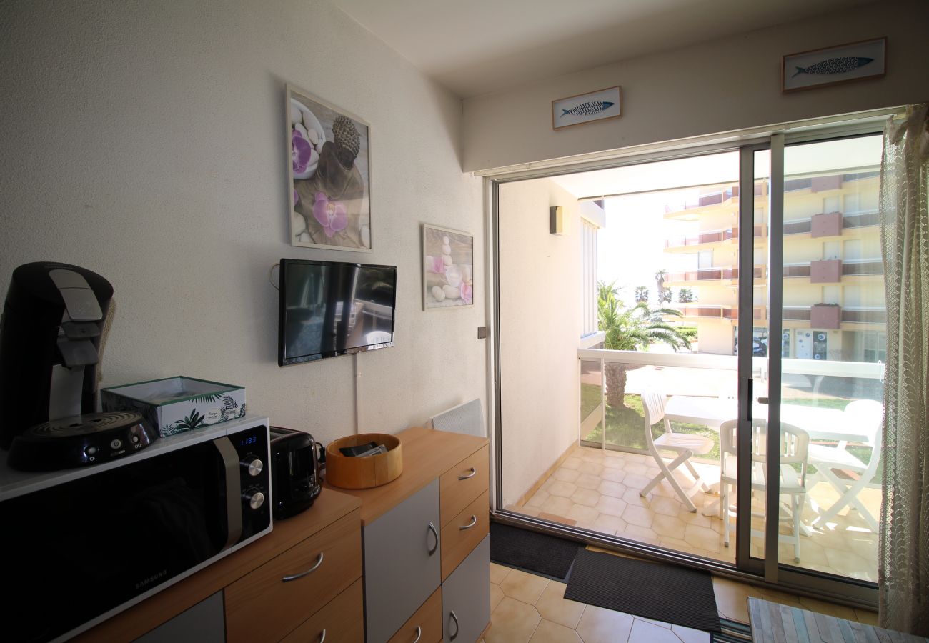 Apartamento en Canet-en-Roussillon - Studio with sea et garden view in Canet