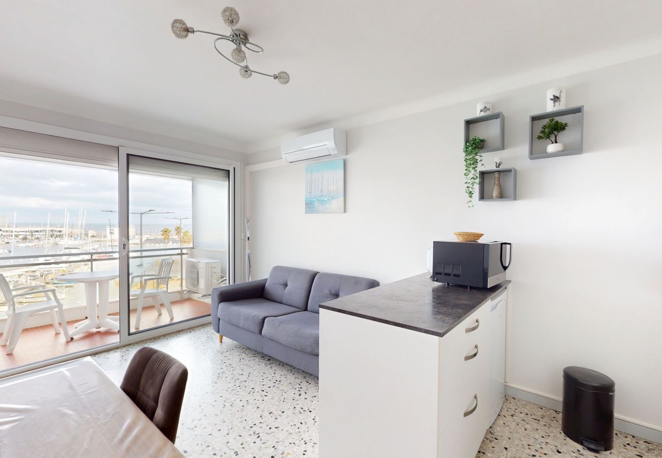 Apartamento en Canet-en-Roussillon - Joli T2 Vue Mer et Marina