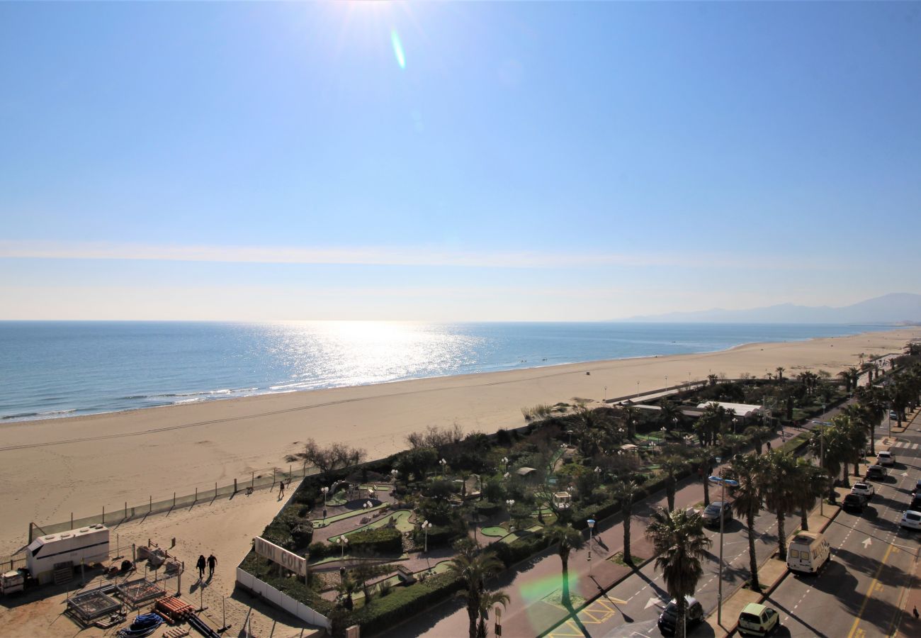 Apartamento en Canet-en-Roussillon - 3 room apartment with sea view and parking space