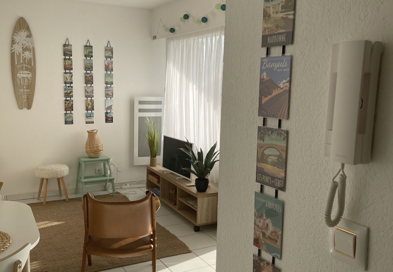 Apartamento en Canet-en-Roussillon - Appartement for 4 / Front beach