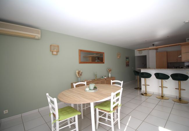 Apartamento en Canet-en-Roussillon - Apartamento de 3 habitaciones cerca del mar con garaje.