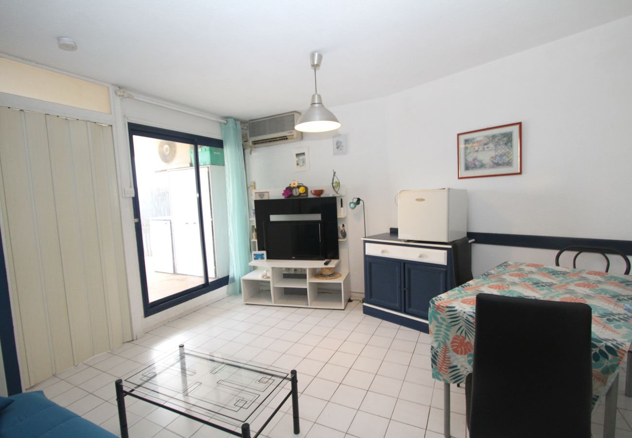 Apartamento en Canet-en-Roussillon - Estudio con camarote y terraza en Canet-Plage
