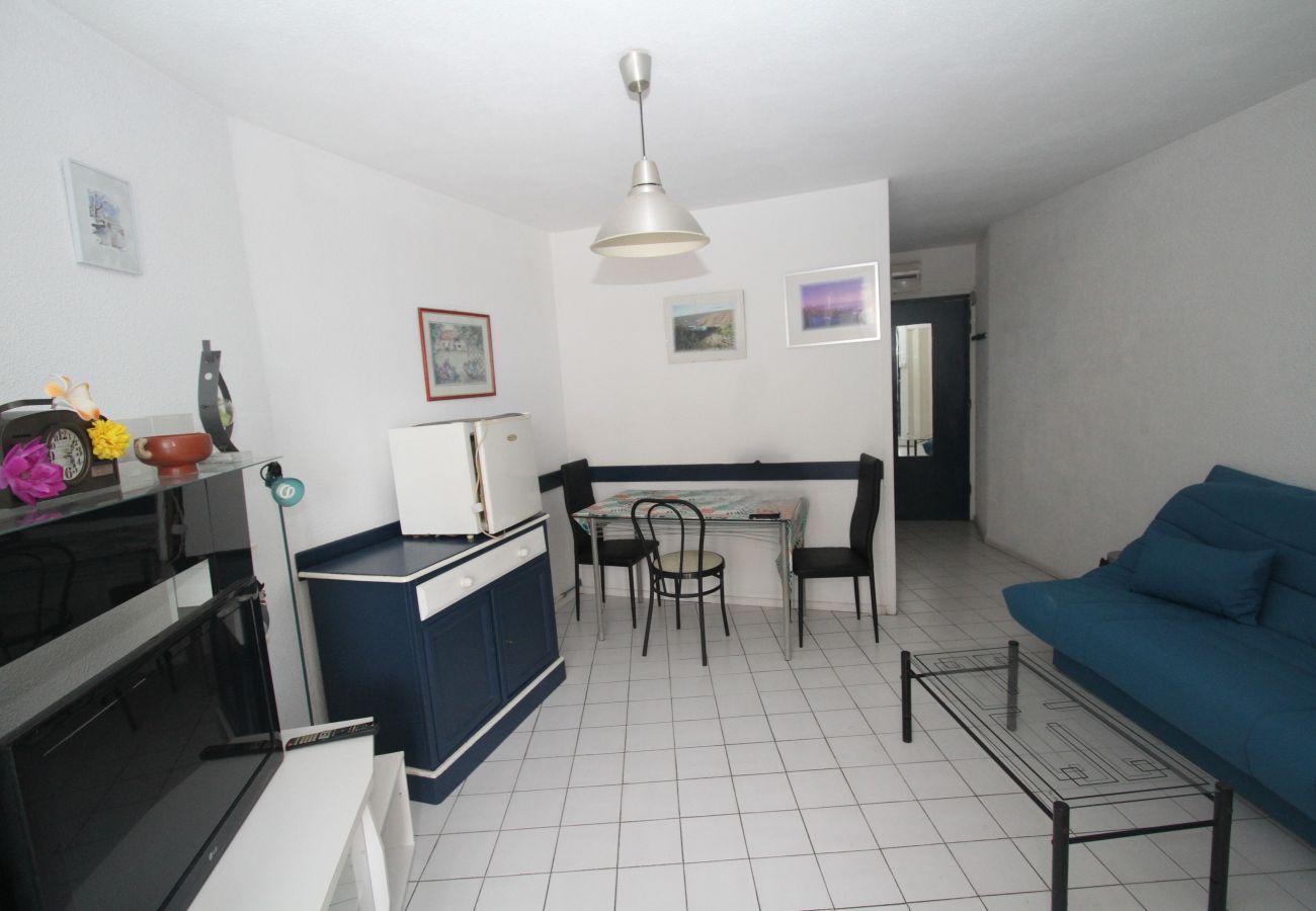 Apartamento en Canet-en-Roussillon - Estudio con camarote y terraza en Canet-Plage