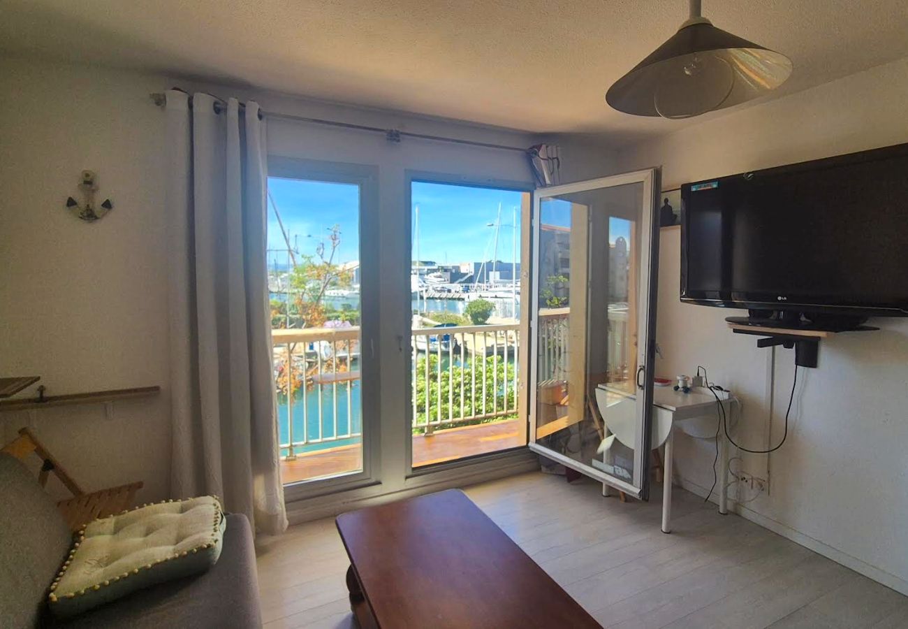 Apartamento en Canet-en-Roussillon - Quai 12 - Apartamento para 4 personas- vista a la marina