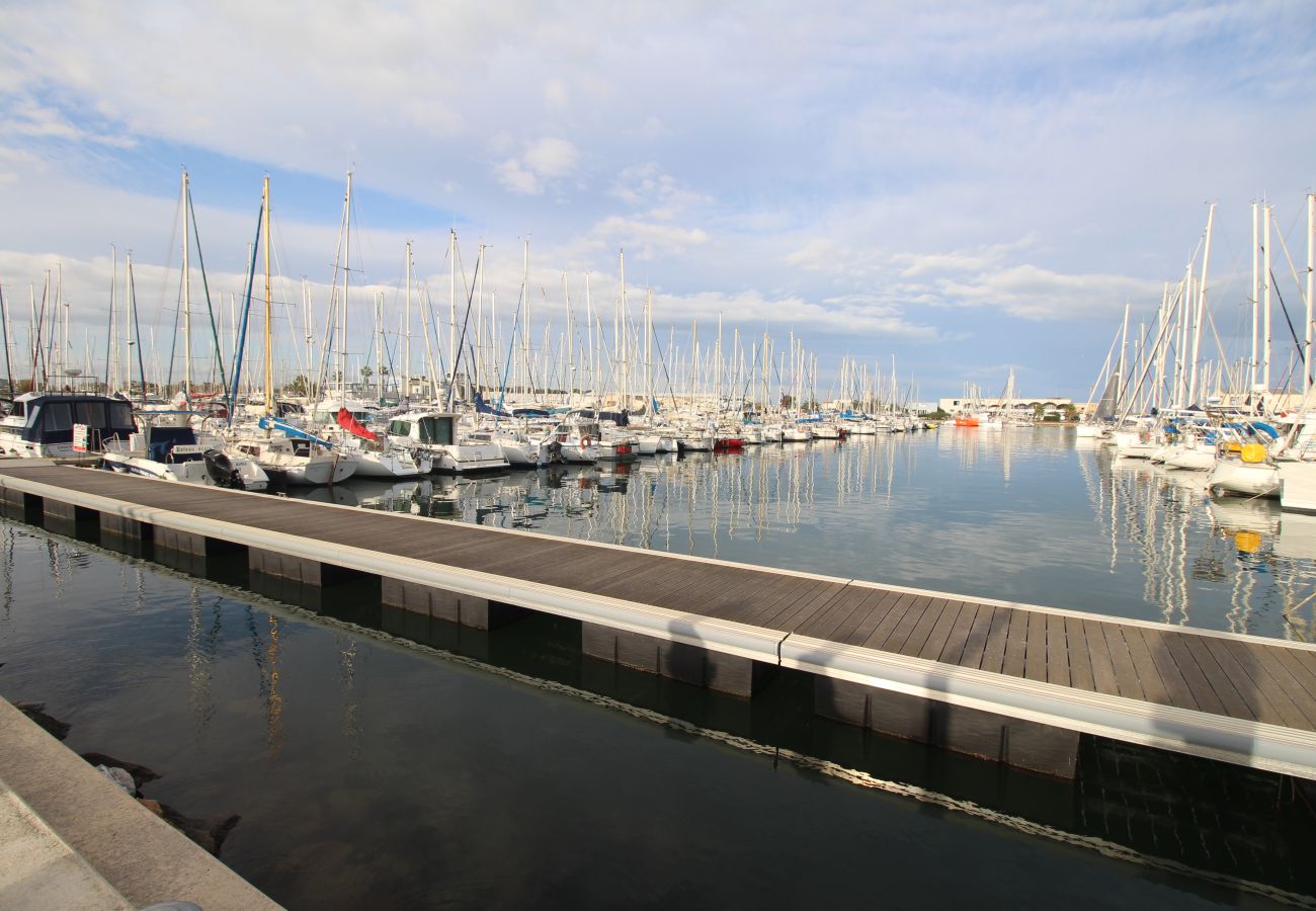 Appartement à Canet-en-Roussillon - Joli T2 Vue Mer et Marina