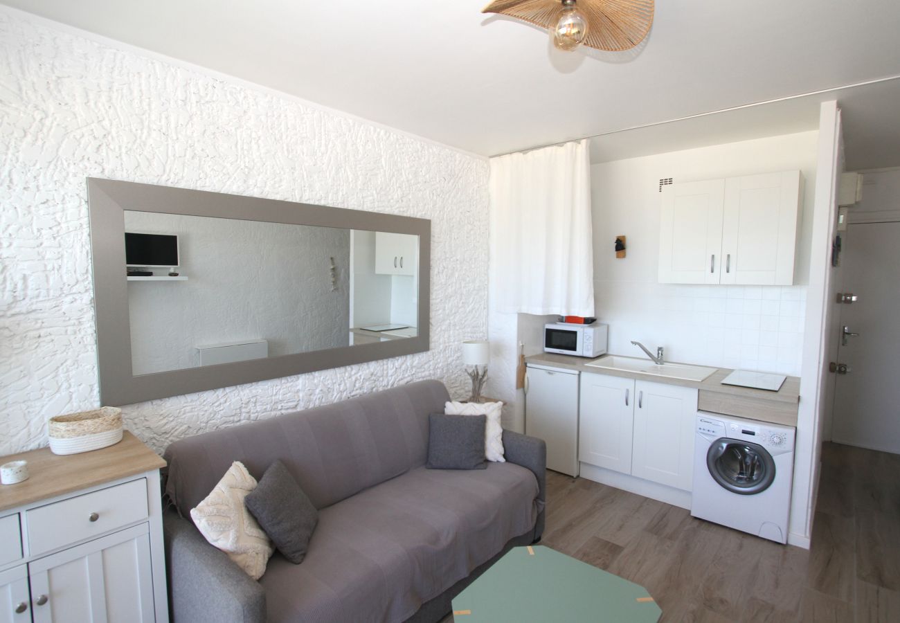 Studio à Canet-en-Roussillon - Studio avec vue imprenable sur la mer