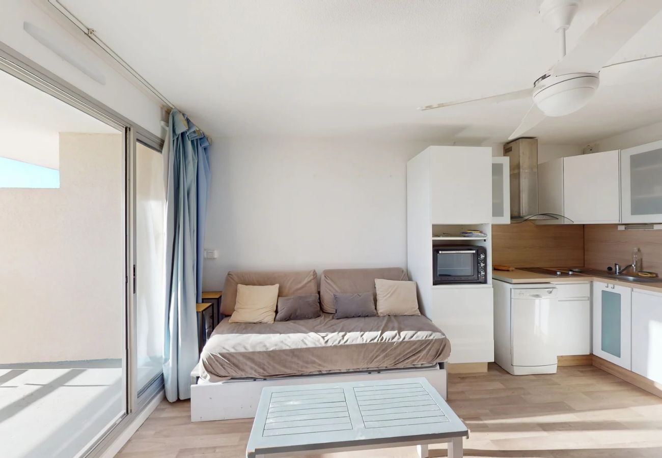 Appartement à Canet-en-Roussillon - Copacabana Canet Sud – 2 pièces avec terrasse et piscine