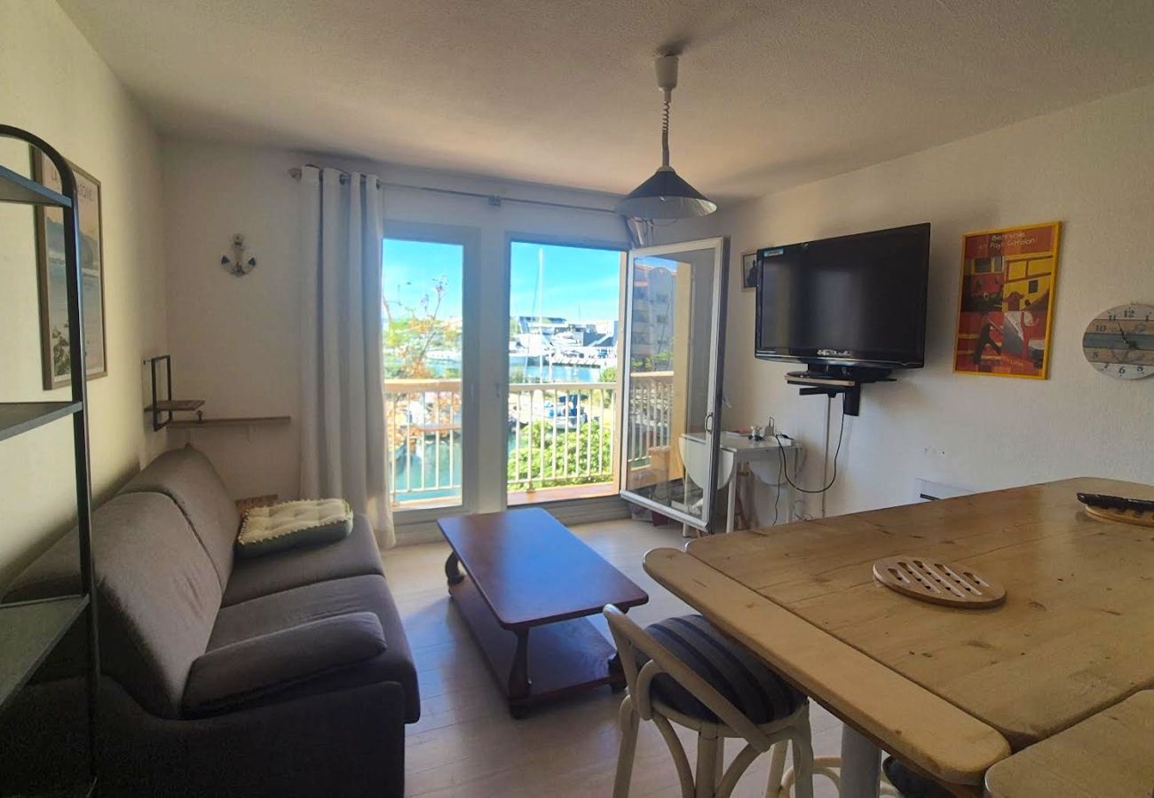 Appartement à Canet-en-Roussillon -  QUAI 12- Appartement 4 personnes - Vue marina